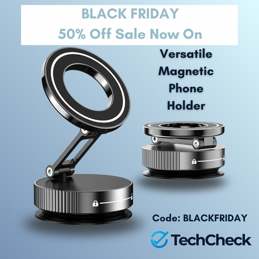 TechCheck - Versatile Magnetic Phone Holder