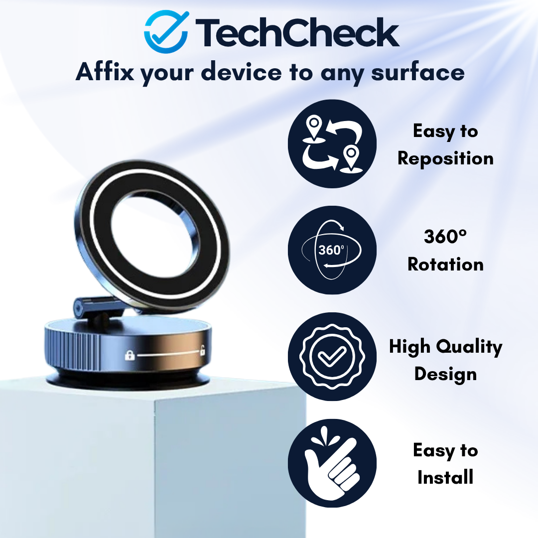 TechCheck - Versatile Magnetic Phone Holder